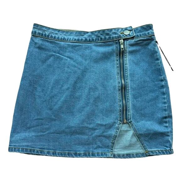 Superdown Denim Mini Skirt - Picture 1 of 9